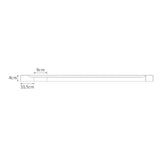 ZNTS Square ABS Shower Base Tray 90 x 90 cm 140325