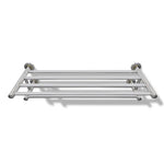 ZNTS Stainless Steel Towel Rack 6 Tubes 140334