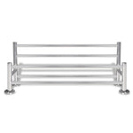 ZNTS Stainless Steel Towel Rack 6 Tubes 140334
