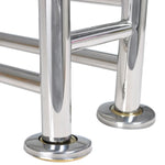 ZNTS Stainless Steel Towel Rack 6 Tubes 140334