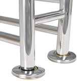 ZNTS Stainless Steel Towel Rack 6 Tubes 140334