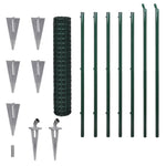 ZNTS Euro Fence Steel 10x1.5 m Green 140559