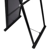 ZNTS Free Standing Floor Mirror Full Length Rectangular Black 240579