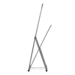 ZNTS Free Standing Floor Mirror Full Length Rectangular Grey 240580