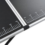 ZNTS Folding Pasting Table MDF and Aluminium 300x60x78 cm 140718