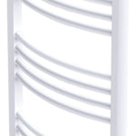 ZNTS Bathroom Radiator Central Heating Towel Rail Curve 500 x 764 mm 140849