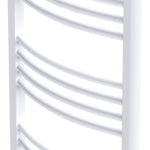 ZNTS Bathroom Radiator Central Heating Towel Rail Curve 500 x 1160 mm 140851