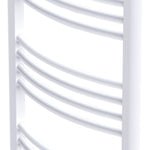 ZNTS Bathroom Radiator Central Heating Towel Rail Curve 600 x 1160 mm 140852