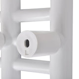 ZNTS Bathroom Radiator Central Heating Towel Rail E Shape 600 x 1200 mm 140860