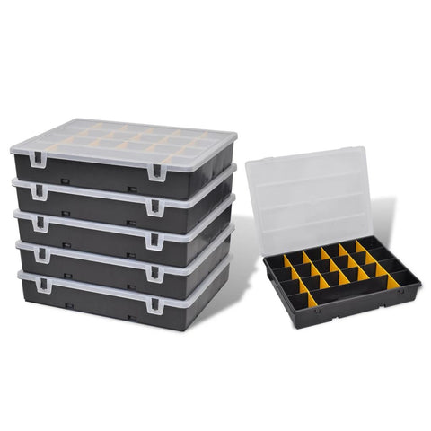 ZNTS Storage Box Sort Case 6 pcs 140908