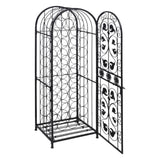 ZNTS Wine Rack for 45 Bottles Metal 240939