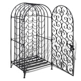 ZNTS Wine Rack for 35 Bottles Metal 240943