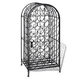ZNTS Wine Rack for 35 Bottles Metal 240943