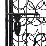 ZNTS Wine Rack for 35 Bottles Metal 240943