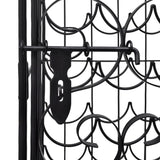 ZNTS Wine Rack for 35 Bottles Metal 240943
