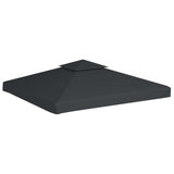 ZNTS Gazebo Cover Canopy Replacement 310 g / m² Dark Grey 3 x 3 m 40878
