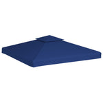 ZNTS Gazebo Cover Canopy Replacement 310 g / m² Dark Blue 3 x 3 m 40879