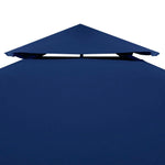ZNTS Gazebo Cover Canopy Replacement 310 g / m² Dark Blue 3 x 3 m 40879