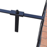 ZNTS Hanging Balcony Table Terracotta Mosaic 41123