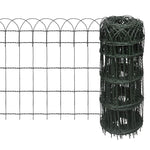 ZNTS Garden Border Fence Powder-coated Iron 25x0.65 m 141074