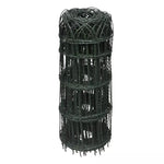ZNTS Garden Border Fence Powder-coated Iron 25x0.65 m 141074