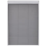 ZNTS Insect Plisse Screen Window Aluminium 160 x 80 cm with Shade 141131
