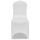 ZNTS Chair Cover Stretch White 50 pcs 241196