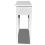 ZNTS Dressing Console Table with Two Drawers White 241145