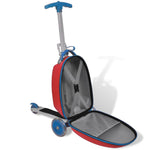 ZNTS Scooter with Trolley Case for Children Red 90663