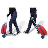 ZNTS Scooter with Trolley Case for Children Red 90663