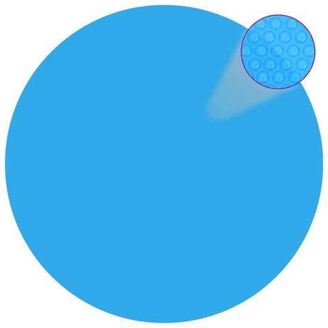 ZNTS Round Pool Cover 549 cm PE Blue 90674