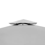 ZNTS Gazebo with Roof 3x4 m Cream White 41452