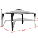 ZNTS Gazebo with Roof 3x4 m Cream White 41452