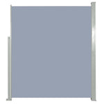 ZNTS Patio Retractable Side Awning 160 x 300 cm Grey 41546
