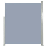 ZNTS Patio Retractable Side Awning 160 x 300 cm Grey 41546