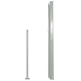 ZNTS Patio Retractable Side Awning 160 x 300 cm Grey 41546