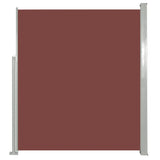 ZNTS Patio Retractable Side Awning 160 x 300 cm Brown 41547