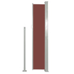 ZNTS Patio Retractable Side Awning 160 x 300 cm Brown 41547