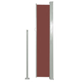 ZNTS Patio Retractable Side Awning 160 x 300 cm Brown 41547