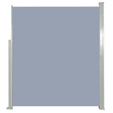 ZNTS Patio Retractable Side Awning 180 x 300 cm Grey 41548