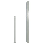 ZNTS Patio Retractable Side Awning 180 x 300 cm Grey 41548