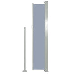 ZNTS Patio Retractable Side Awning 180 x 300 cm Grey 41548