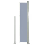 ZNTS Patio Retractable Side Awning 180 x 300 cm Grey 41548