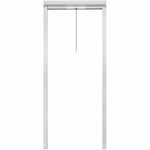 ZNTS White Roll Down Insect Screen for Windows 80 x 170 cm 141570