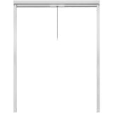 ZNTS White Roll Down Insect Screen for Windows 140 x 170 cm 141573