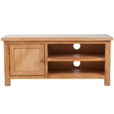 ZNTS TV Cabinet 103x36x46 cm Solid Oak Wood 241679