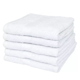 ZNTS Hotel Bath Towel Set 25 pcs Cotton 400 gsm 100x150 cm White 130593