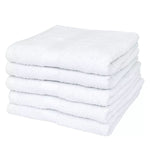 ZNTS Hotel Bath Towel Set 25 pcs Cotton 400 gsm 100x150 cm White 130593