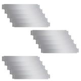 ZNTS Set of 15 Flexible Lawn Fence Galvanised Steel 100 x 14 cm 271783