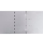ZNTS Set of 15 Flexible Lawn Fence Galvanised Steel 100 x 14 cm 271783